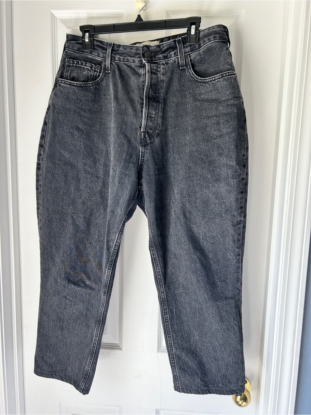 Everlane the Curvy Cheeky 90s Straight Jeans Black